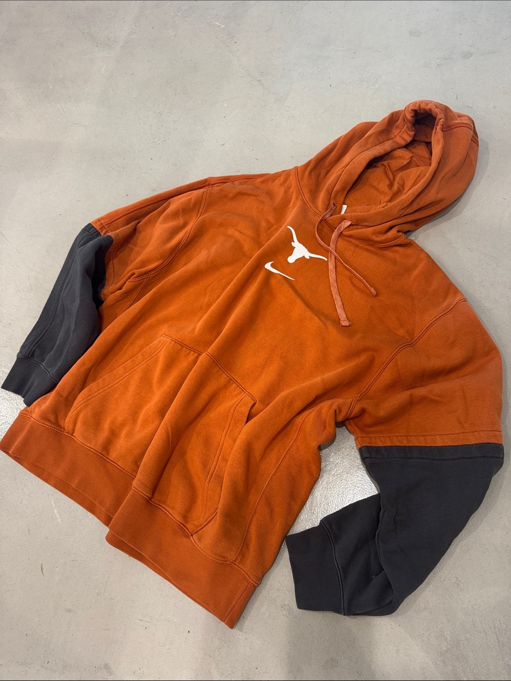 Texas Longhorns Burnt Orange & charcoal gray Hoodie